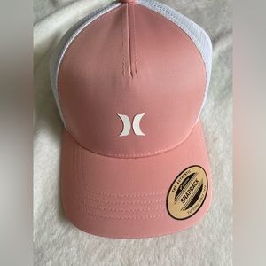 Hurley pink Montara Trucker SnapBack hat NWT